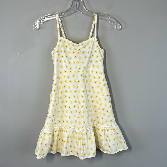 Cynthia Rowley Yellow And White Floral Dress Size 8 - Picture 1 of 15